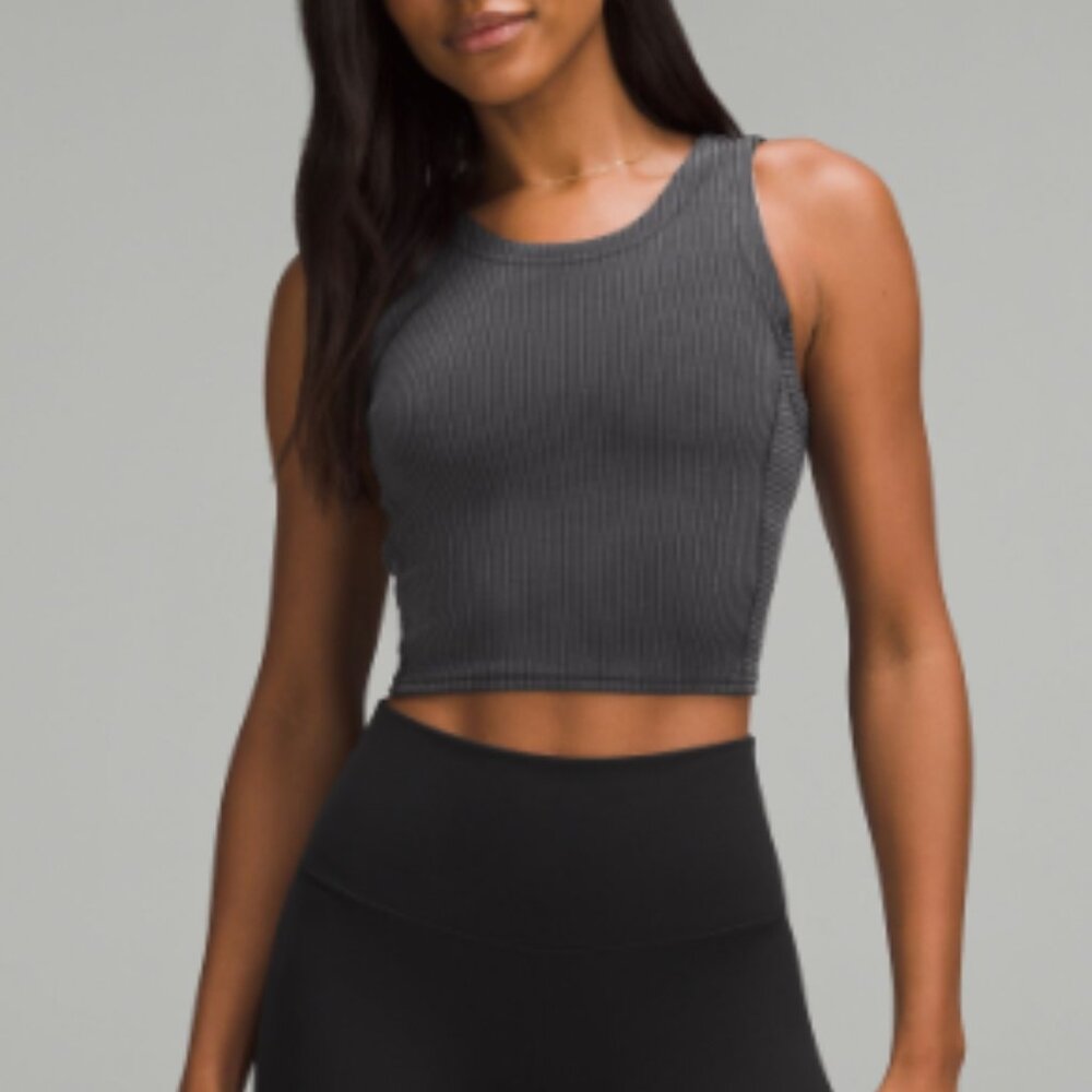 Lululemon Ribbed Softstreme Cropped Tank Top